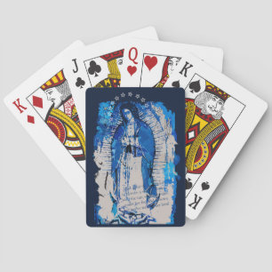 Our Lady of Guadalupe Collage Poker Cards
