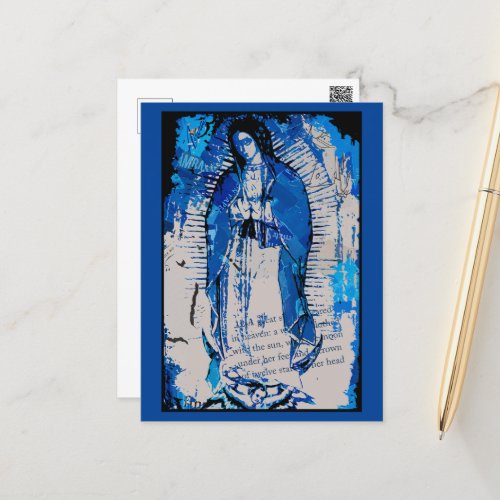 Our Lady of Guadalupe Collage Postcard
