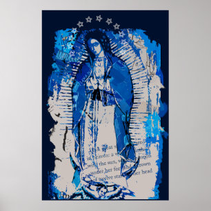 Our Lady of Guadalupe Collage Poster