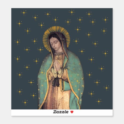 Our Lady of Guadalupe Custom_Cut Vinyl Sticker