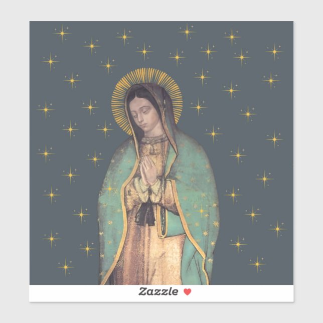 Our Lady of Guadalupe Custom-Cut Vinyl Sticker (Sheet)