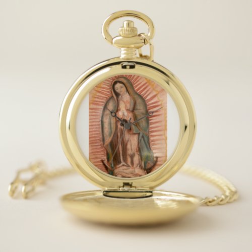 Our Lady of Guadalupe Custom Pocket Watch