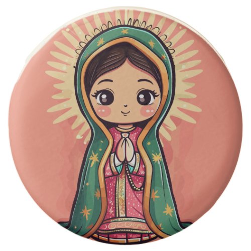 Our Lady of Guadalupe  cute kawaii style Chocolate Covered Oreo