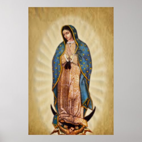 Our Lady of Guadalupe Devotional Image Poster