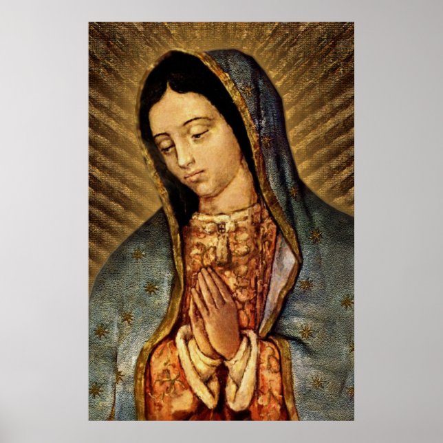 Our Lady of Guadalupe Devotional Image Poster (Front)