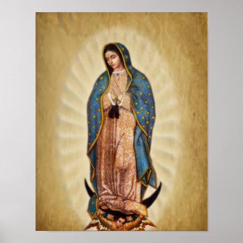 Our Lady of Guadalupe Devotional Image Poster