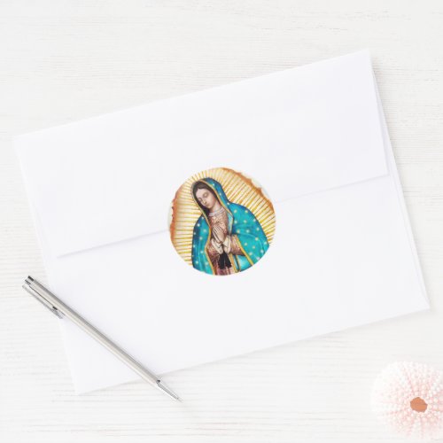 Our Lady of Guadalupe Envelope Seal Stickers