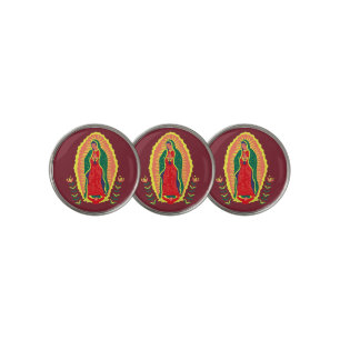 Our Lady of Guadalupe Faith Inspired Protection  Golf Ball Marker