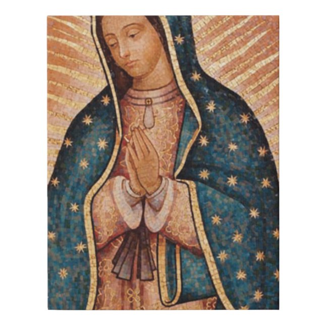 Our Lady Of Guadalupe Faux Canvas Print (Front)