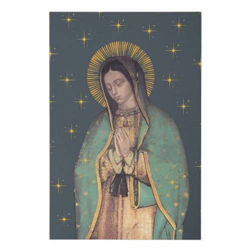 Our Lady of Guadalupe Faux Wrapped Canvas Print