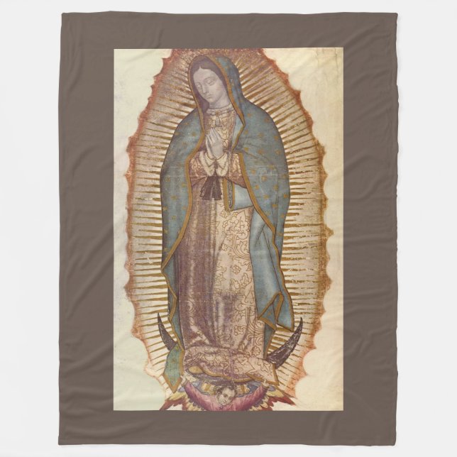 Our Lady Of Guadalupe   Fleece Blanket (Front)