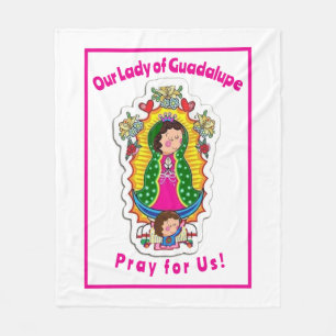 Our Lady of Guadalupe  Fleece Blanket