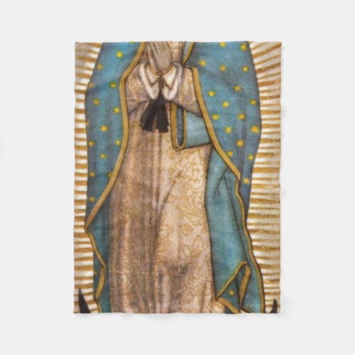Our Lady Of Guadalupe Fleece Blanket
