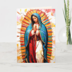 Our Lady of Guadalupe Folded Greeting Card