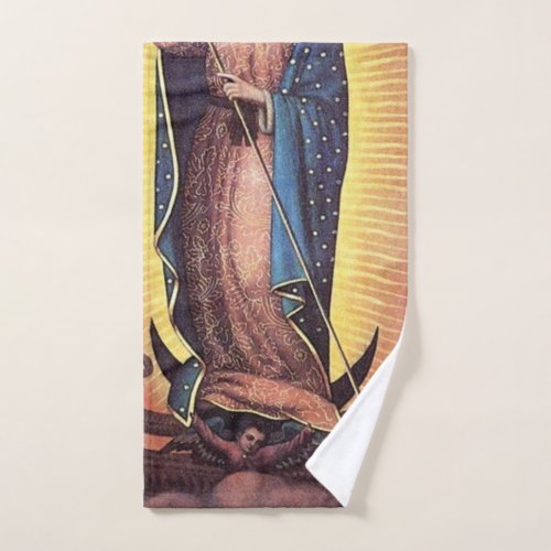 Our Lady Of Guadalupe Hand Towel