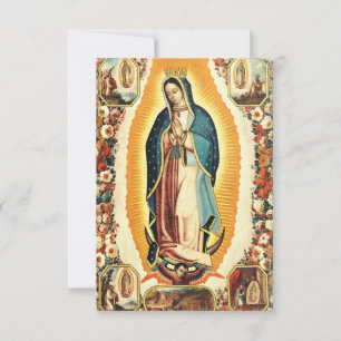 Our Lady of Guadalupe Holy Card