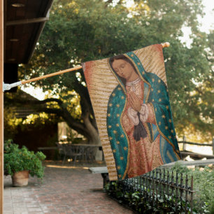 Our Lady Of Guadalupe House Flag