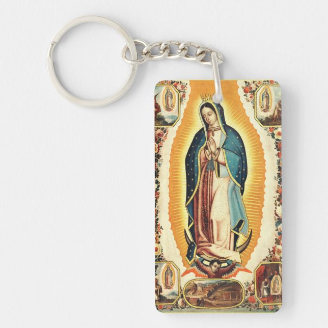 Our Lady of Guadalupe Keychain (Front)