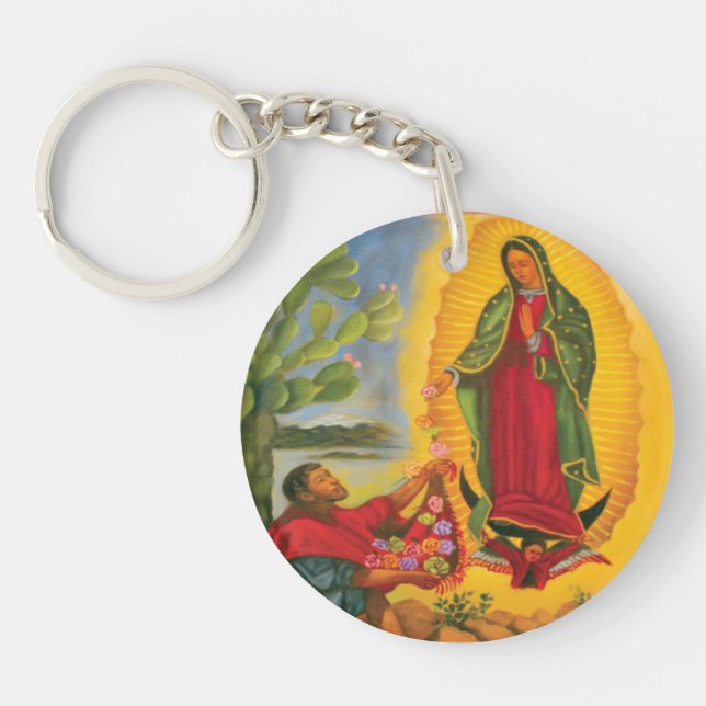 Our Lady of Guadalupe Keychain (Front)