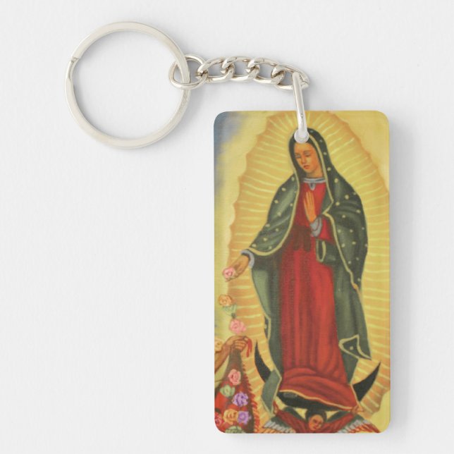 Our Lady of Guadalupe Keychain (Front)