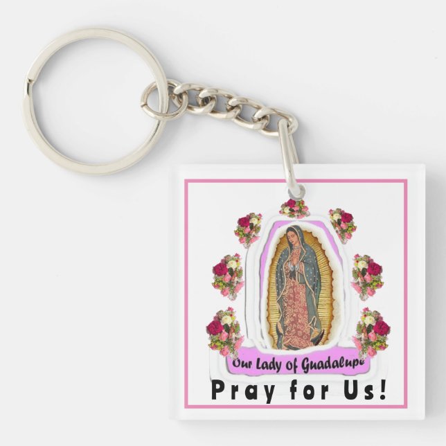 Our Lady of Guadalupe Keychain (Front)