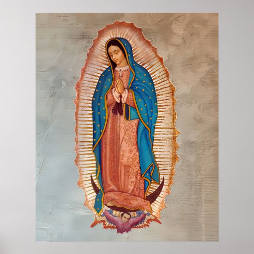 Our Lady of Guadalupe La Morenita Poster