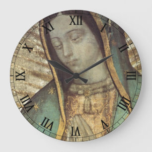 Our Lady Of Guadalupe Large Clock