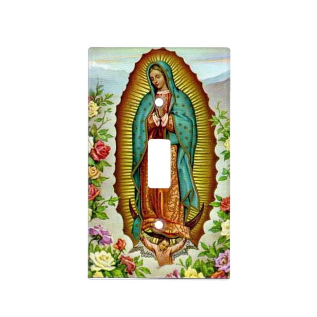 Our Lady of Guadalupe Light Switch Cover (Front)