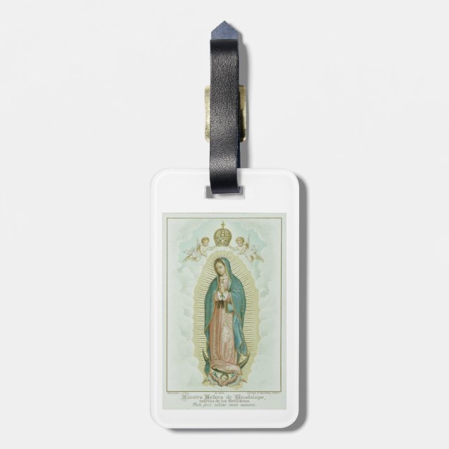 Our Lady Of Guadalupe Luggage Tag (Back Vertical)