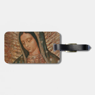 our lady of guadalupe luggage tag