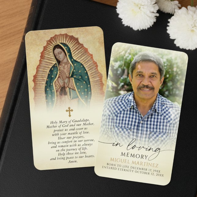 Our Lady of Guadalupe Memorial Prayer Cards (Creator Uploaded)