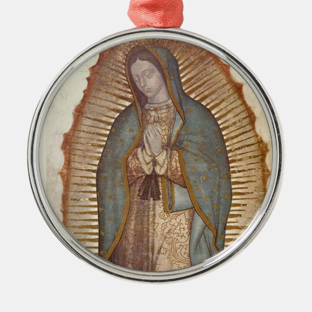 Our Lady of Guadalupe Metal Ornament (Front)