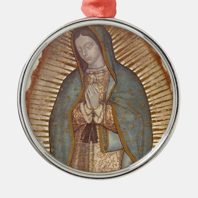 Our Lady of Guadalupe Metal Ornament (Front)