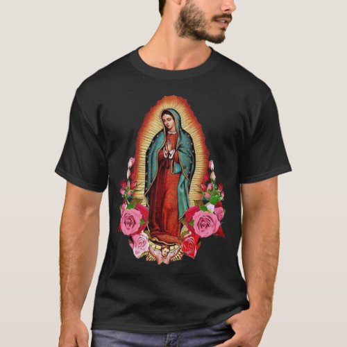 Our Lady of Guadalupe Mexican Virgin Mary Mexico   T_Shirt