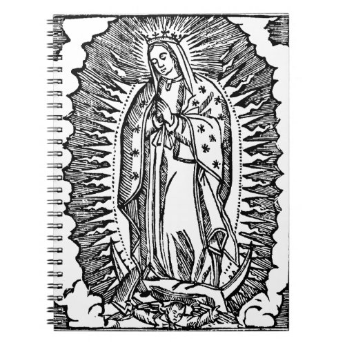 Our Lady of Guadalupe Mexico Blessed Virgin Mary Notebook