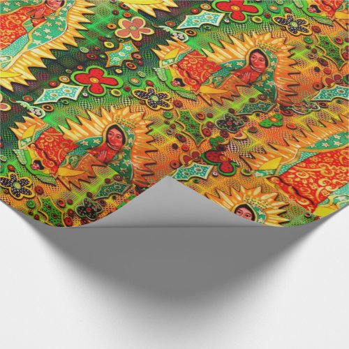 Our Lady of Guadalupe Mexico Wrapping Paper