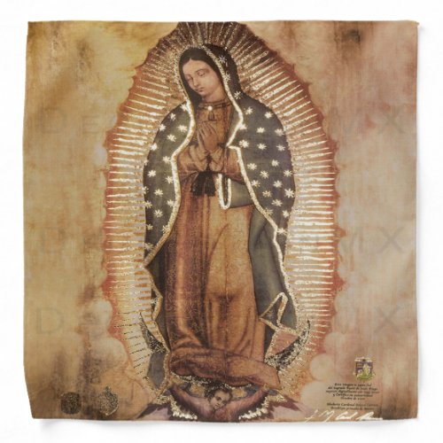 Our Lady Of Guadalupe Mother Mary Bandana