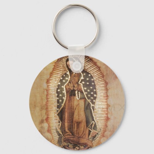 Our Lady Of Guadalupe Mother Mary Keychain