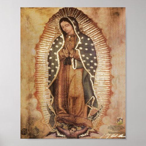 Our Lady Of Guadalupe Mother Mary Poster