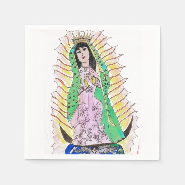 Our Lady of Guadalupe  Napkins (Front)
