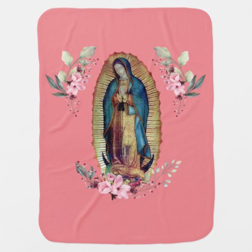 Our Lady of Guadalupe Nuestra Seora de Guadalupe Baby Blanket