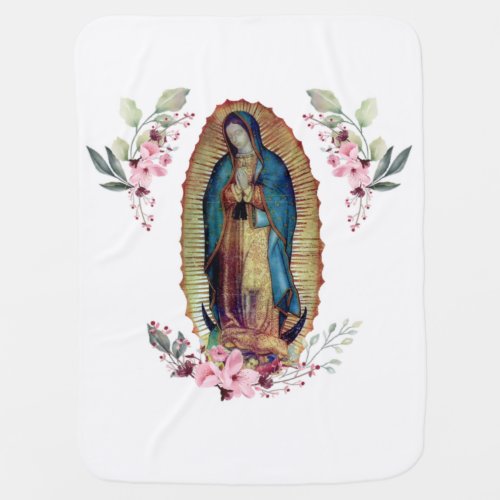 Our Lady of Guadalupe Nuestra Seora de Guadalupe Baby Blanket