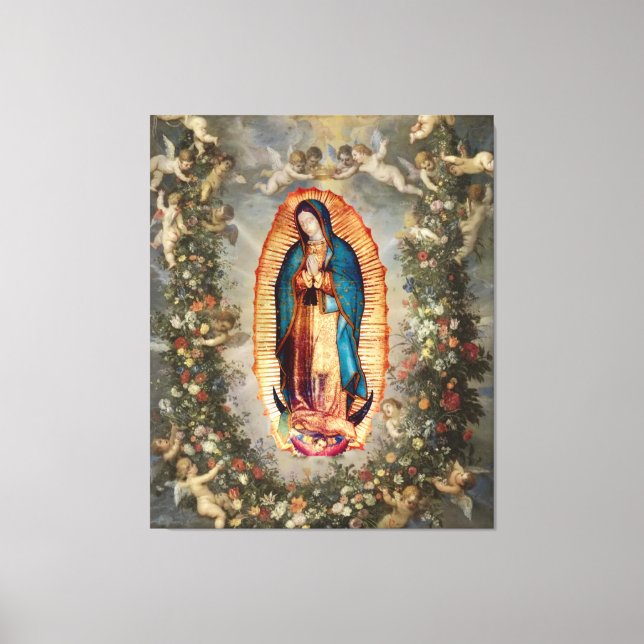Our Lady of Guadalupe, Nuestra Señora de Guadalupe Canvas Print (Front)