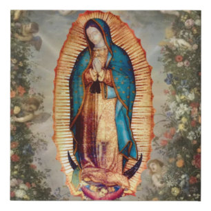 Our Lady of Guadalupe, Nuestra Señora de Guadalupe Faux Canvas Print