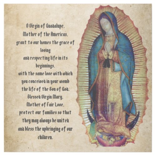 Our Lady of Guadalupe Nuestra Seora de Guadalupe Gallery Wrap
