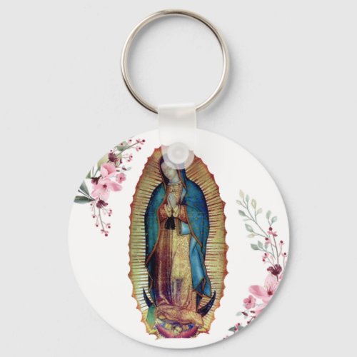 Our Lady of Guadalupe Nuestra Seora de Guadalupe Keychain