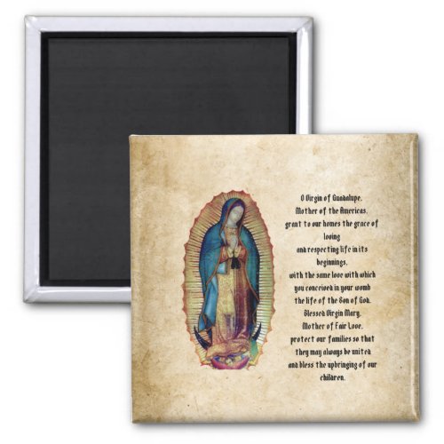 Our Lady of Guadalupe Nuestra Seora de Guadalupe Magnet