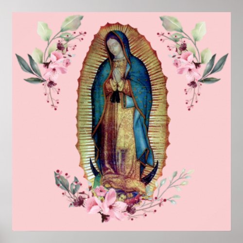 Our Lady of Guadalupe Nuestra Seora de Guadalupe Poster