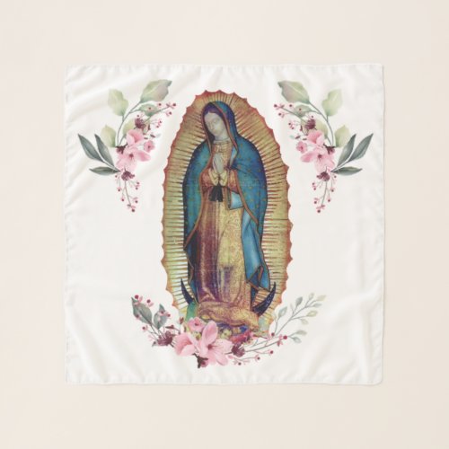 Our Lady of Guadalupe Nuestra Seora de Guadalupe Scarf