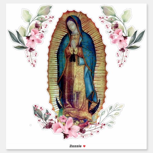 Our Lady of Guadalupe Nuestra Seora de Guadalupe Sticker